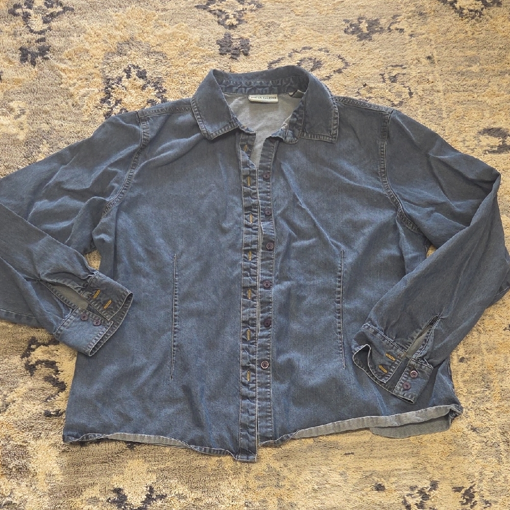 Marsh Denim Button Down Shirt - Picture 2 of 3